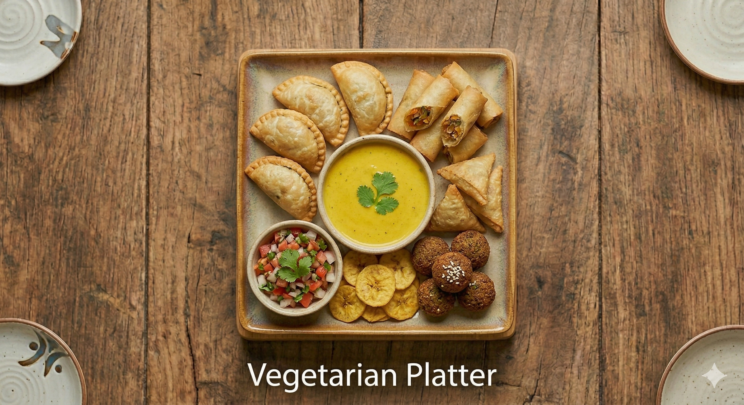 Vegetarian platter
